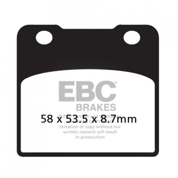 EBC FA103 SUZUKI GSX-R 250/400/750/1100 87-94 ÖN FREN BALATASI