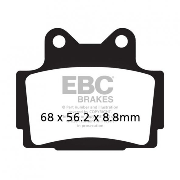 EBC FA104 YAMAHA FZ/FZR400, FZS600 FAZER 98-03, XJ600 92-03 ARKA FREN BALATASI