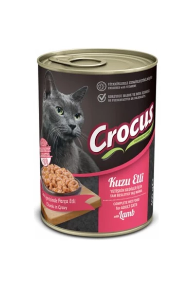 Yetişkin Kedi Kuzu Etli Yaş Mama 400 Gr