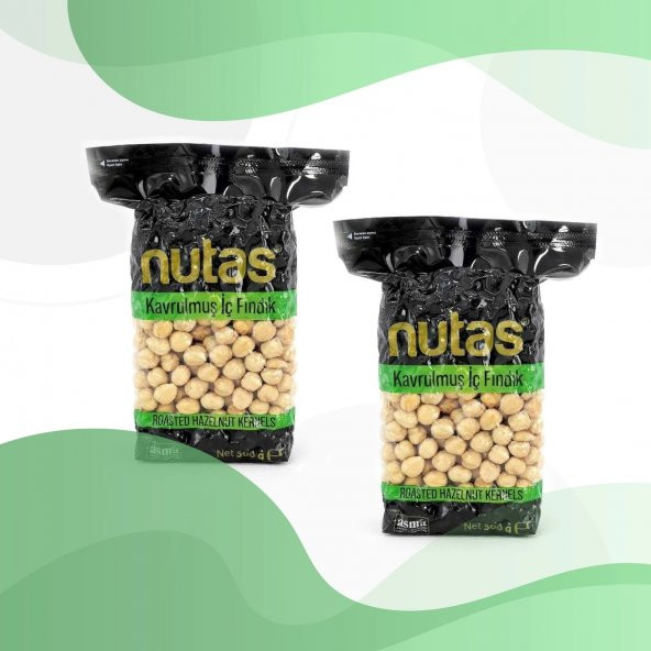 Nutas Kavrulmuş İç Fındık – 500g Vakum Paket X2