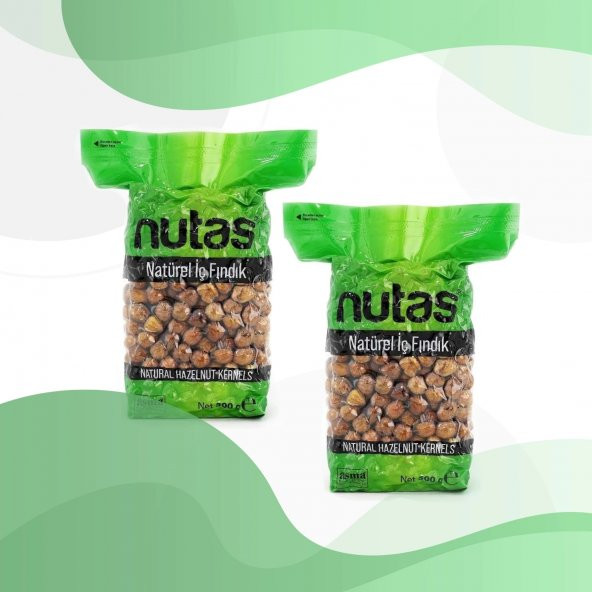 Nutas Natürel İç Fındık – 500g Vakum Paket X2