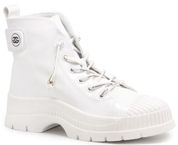 Gedikpaşalı Gj 23K 348 Beyaz Bayan Ayakkabı Çizme-Bot Bot ürün görseli