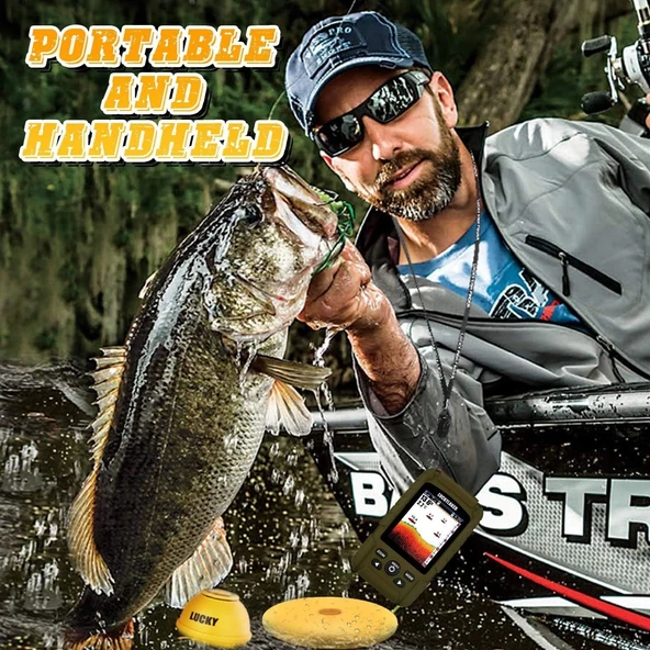 LUCKY Kablosuz El Tipi Balık Bulucular - Kablolu Dönüştürücü - 3