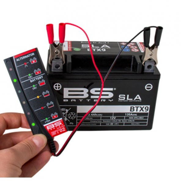 BS BATTERY BT02 AKÜ VE ALTERNATÖR TEST CİHAZI - 2
