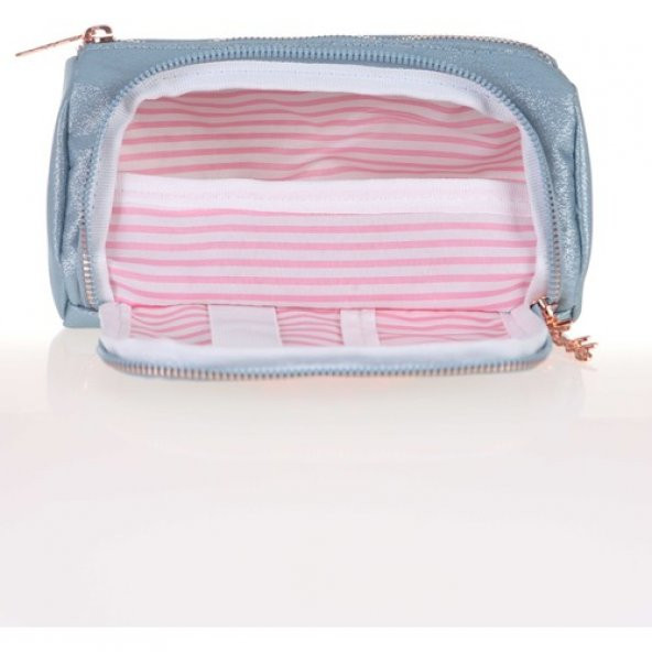 Kaukko Sparkle Plump Kalem Çantası (gri)k2308 - 2