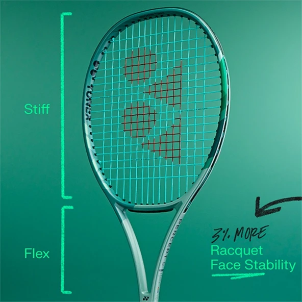 Yonex Percept 97 Inch 310 Gram (Kordajsız) Zeytin Yeşili Tenis Raketi - 7