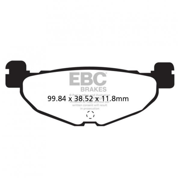 EBC SFA408HH SINTER SCOOTER PERFORMANS FREN BALATASI ürün görseli 1