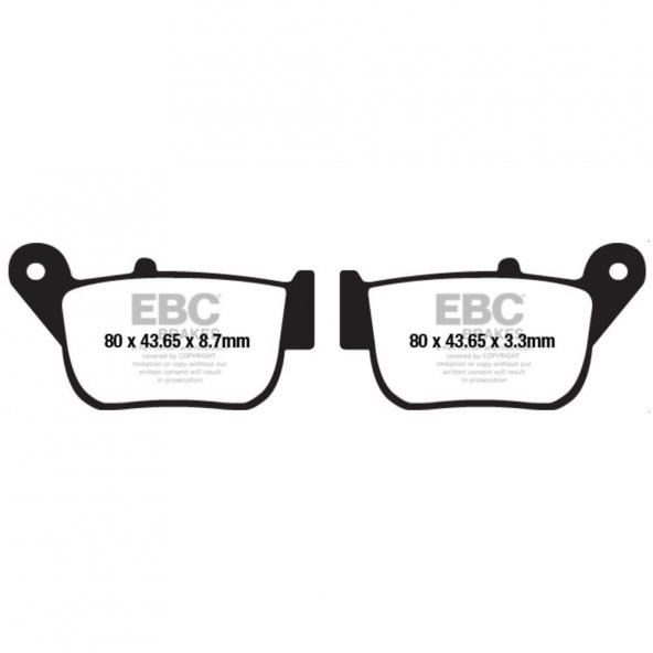 EBC SFA678HH YAMAHA X-MAX 250 14-16 (ABS SİZ) SINTER ARKA FREN BALATASI