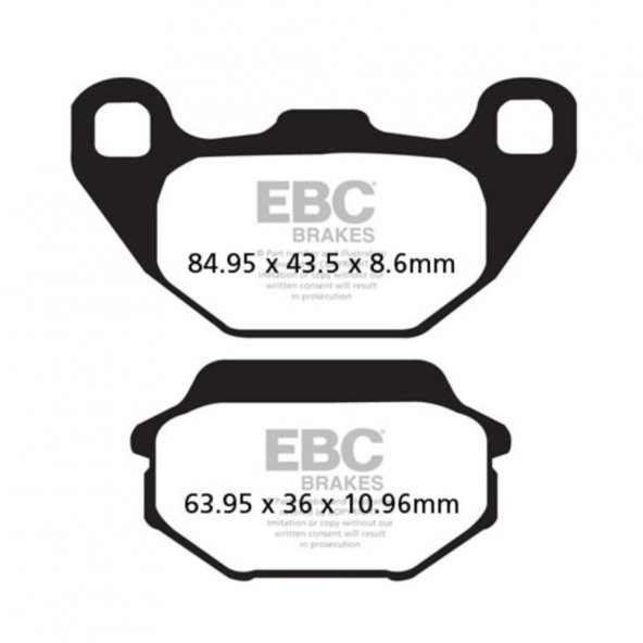EBC SFA305 SCOOTER FREN BALATASI ürün görseli 1
