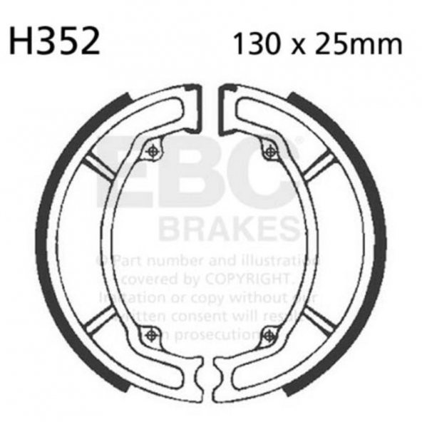 EBC H352 YAYLI KAMPANA SETİ HONDA