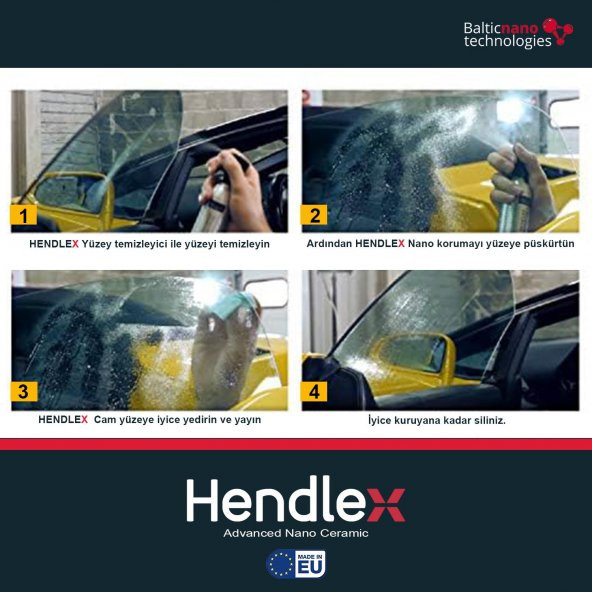 HENDLEX Cam Bugu Önleyici Set 50ml.x2 - 6