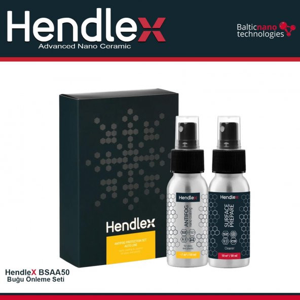 HENDLEX Cam Bugu Önleyici Set 50ml.x2 - 8