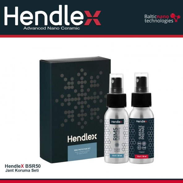 HENDLEX Jant Temizlik ve Koruma Set 50ml.x2 - Resim 3