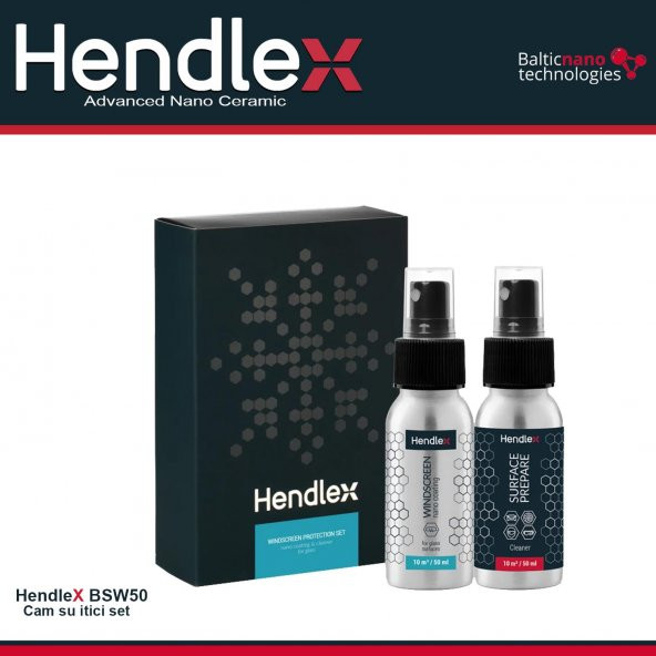HENDLEX Cam Temizlik ve Su itici Set 50ml.x2 - 3