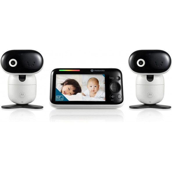 Motorola PIP1610 HD - 5 Inc Motorlu Video Bebek Monitörü, 2 Kamera