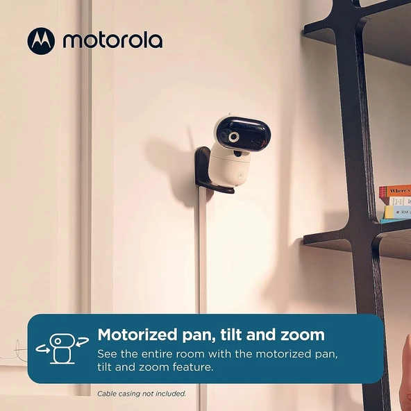 Motorola PIP1610 HD - 5 Inc Motorlu Video Bebek Monitörü, 2 Kamera - 3