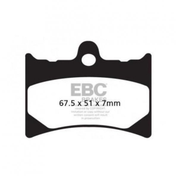 EBC FA126 APRILIA , BENELLI , GILERA , KTM ÖN ARKA ORGANİK FREN BALATASI