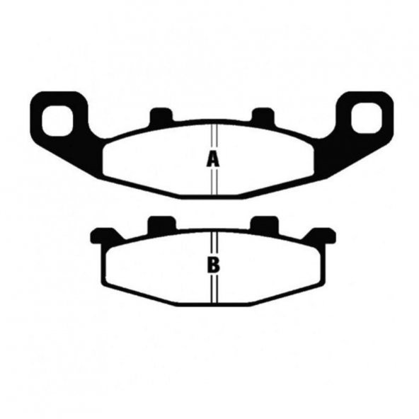 EBC FA129 KAWASAKI KLE500 91-07 ÖN FREN BALATASI