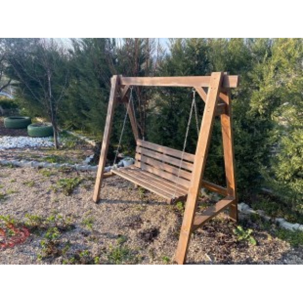 Woodensa Ahşap Bahçe Salıncağı ,Ahşap Salıncak - SALINCAK001