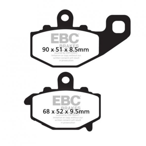 EBC FA192 KAWASAKI KLE 650 VERSYS 07-14 ARKA FREN BALATASI