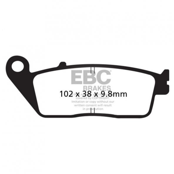 EBC FA196 HONDA NC700 , CBR 250 ,CB/CBR500 ÖN FREN BALATASI ürün görseli 1