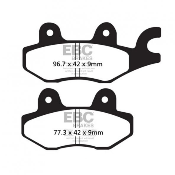 EBC FA197HH SUZUKI BURGMAN AN400 07-20 ÖN SAĞ FREN BALATASI ürün görseli 1