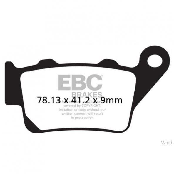 EBC FA208R YAMAHA XT660 Z TENERE 08-15 / XTZ700 TENERE 15-21 SINTER ARKA FREN BALA - 1