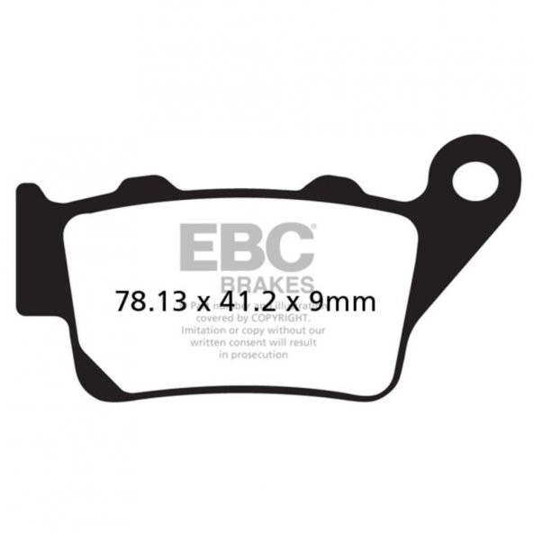 EBC FA208TT KTM EXC250 95-03 , CFMOTO NK 250 20-21 ARKA CARBON ARKA FREN BALATASI ürün görseli 1