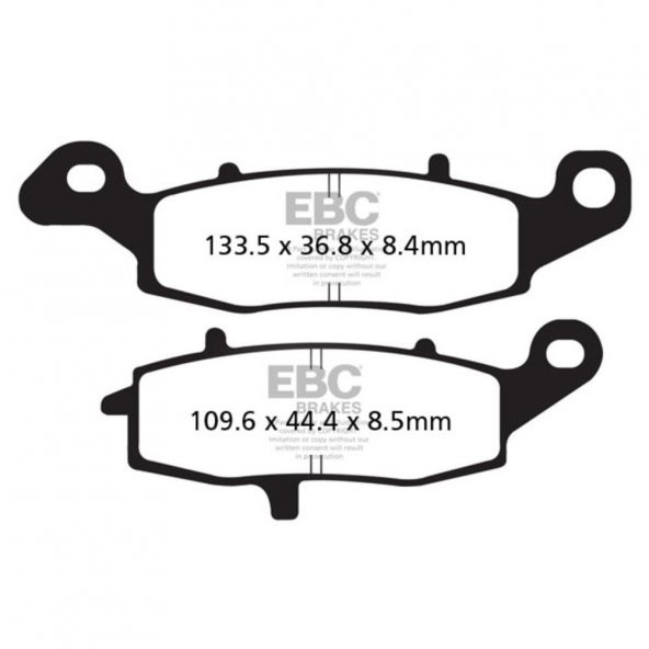 EBC FA231 KAWASAKI VERSYS 650 07-14 ÖN SAĞ , SUZUKI V-STROM DL650 ÖN SAĞ FREN BAL