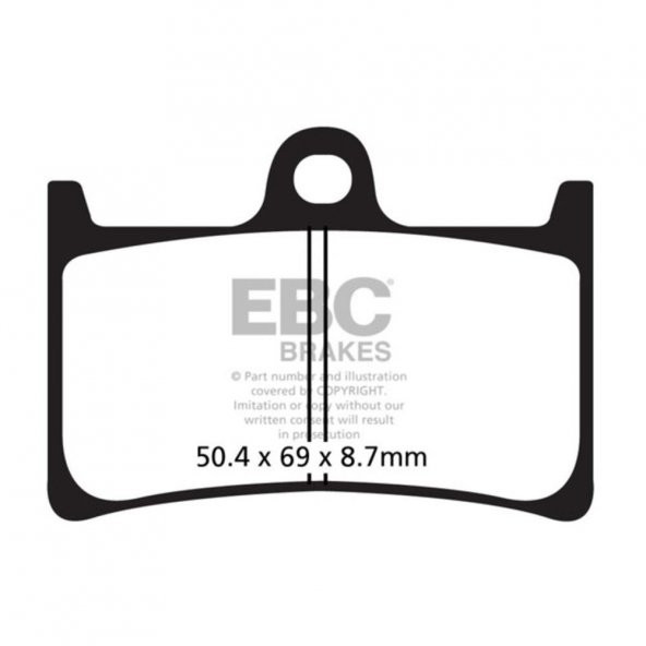 EBC FA252 YAMAHA MT07 / TRACER 700 ÖN FREN BALATASI, ürün görseli 1