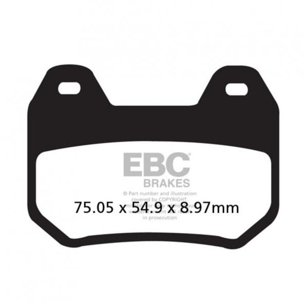 EBC FA304HH BMW K1200 LT 97-09 , R1200 CL 02-04 SINTER ARKA FREN BALATASI