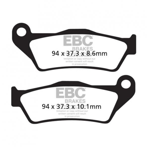 EBC FA363 BMW R1100,R1150 GS , F800R , R850 ARKA FREN BALATASI