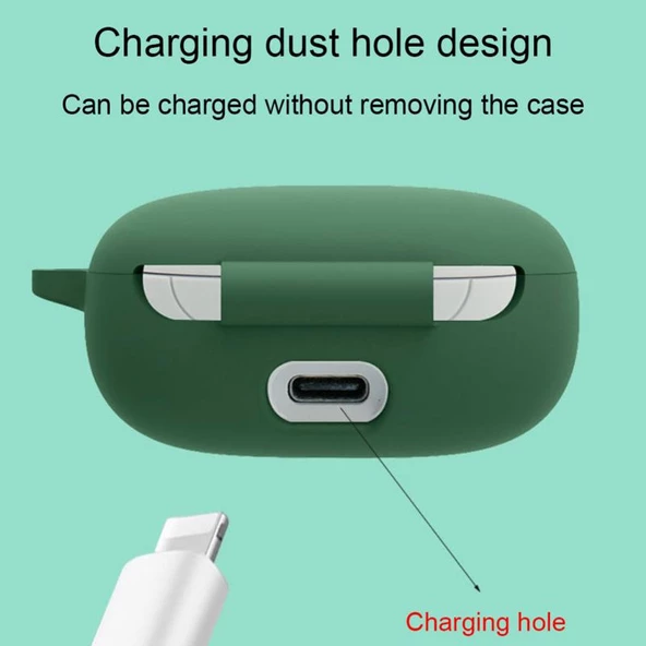 Smcase JBL Wawe 300 Kılıf Model Uyumlu Soft Kancalı Mat Silikon SF7 - 5