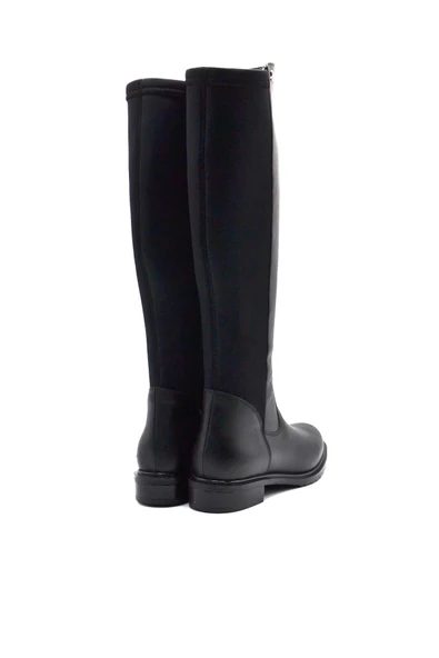 Venüs 20711K Kadın Hakiki Deri Siyah Streç Çizme - 3