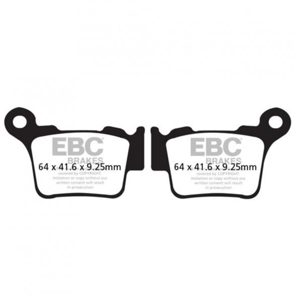 EBC FA368R KTM EXC-F 250/350/450 , SHERCO,HUSQVARNA 250/350/450 SINTER ARKA FREN B