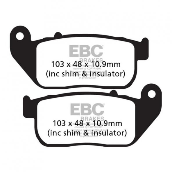 EBC FA381 HARLEY DAVIDSON XL883/XL1200 SPORTSTER 04-13 ÖN FREN BALATASI