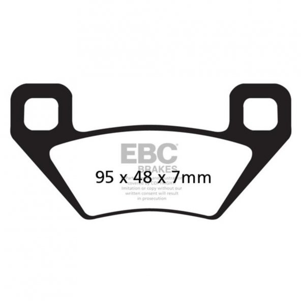 EBC FA395R ARCTIC CAT ATV ÖN ARKA SINTER FREN BALATASI