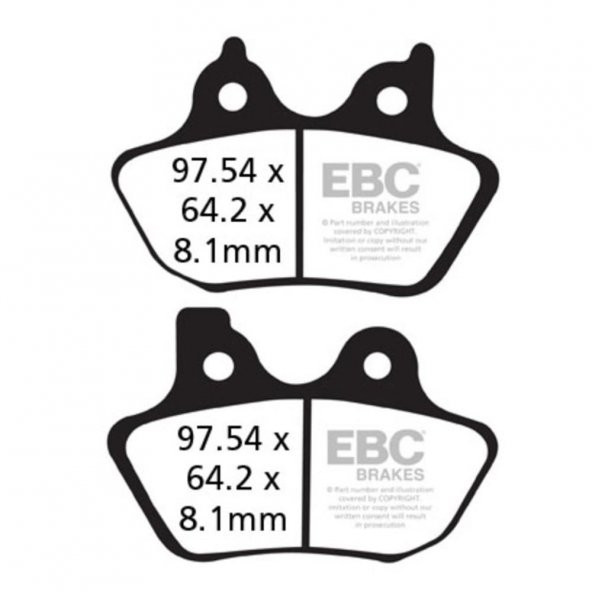 EBC FA400V HARLEY DAVIDSON 03-11 ÖN ARKA YARI SINTER FREN BALATASI