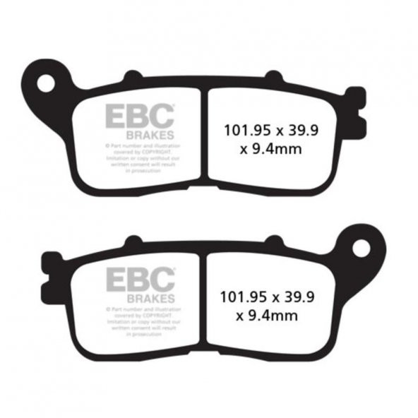 EBC FA636HH HONDA VFR1200X CROSSTOURER 12-18 ARKA SINTER FREN BALATASI