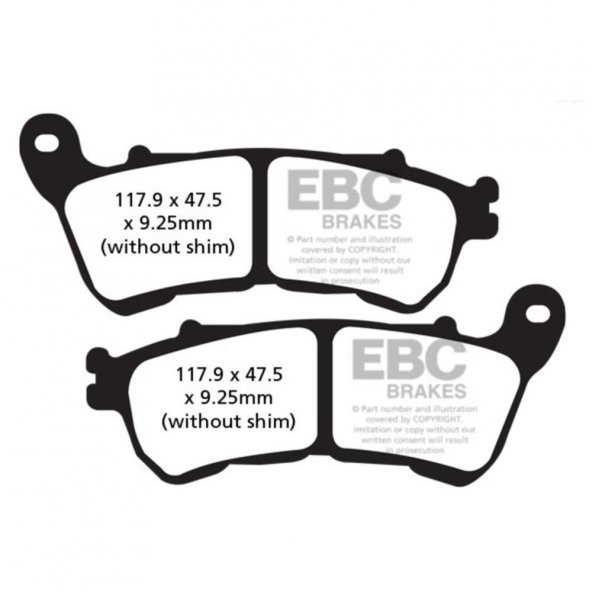 EBC FA640V HD XL883-XL1200 IRON SPORTSTRER 14-20 ÖN FREN BALATASI ürün görseli 1