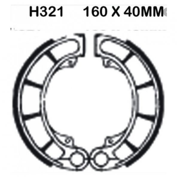 EBC H321 HONDA VT 600 SHADOW 93-99 ARKA FREN BALATASI ürün görseli 1