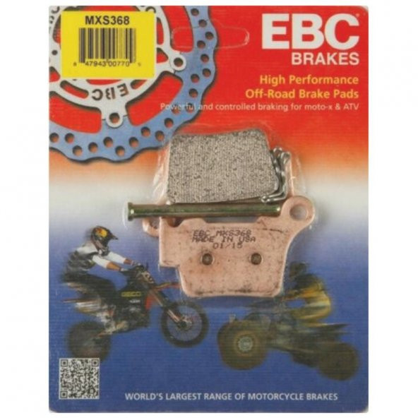 EBC MXS368 KTM EXC/EXCF250 11-22 MOTOCROSS RACING ARKA FREN BALATASI ürün görseli 1
