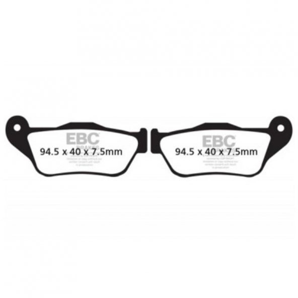 EBC SFA430 SINTERED SCOOTER DISC PAD SET BLACK E327 ürün görseli 1