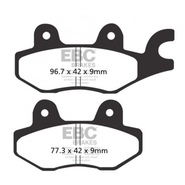 EBC SFAC197 HONDA CBF250 04/07, BAJAJ AVENGER 150/200,KYMCO AGILITY125 FREN BALATAS - Resim 2