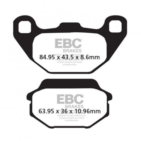 EBC SFAC305 SYM JOYRIDE ,HD 125/200 , KYMCO SUPER8,AGILITY,LIKE,POEPLES CARBON ARKA - Resim 2