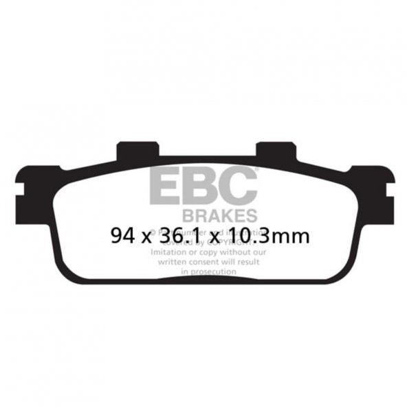EBC SFAC427 SYM JOYMAX/GTS/CRUISYM 250, KYMCO XCITING 250/300 CARBON ARKA FREN BALA - 1