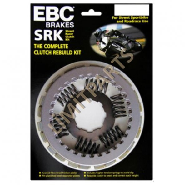 EBC SRK011 KAWASAKI ER-5 97-07 FIBER DEBRİYAJ BALATA SAC YAY KOMPLE DEBRİYAJ SETİ - 2