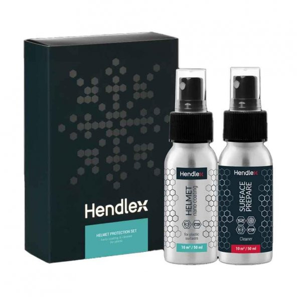 HENDLEX Kask Temizlik & Koruma Set 50mlx2