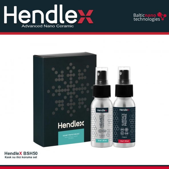 HENDLEX Kask Temizlik & Koruma Set 50mlx2 - 3