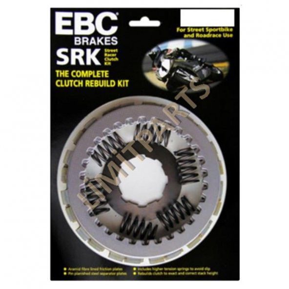 EBC SRK087 YAMAHA YZF-R6 06-18 KOMPLE FİBER DEBRİYAJ SETİ (9 Plaka) - 2